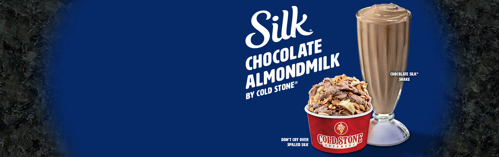 New! Silk® Almondmilk Chocolate Creation by Cold Stone®
