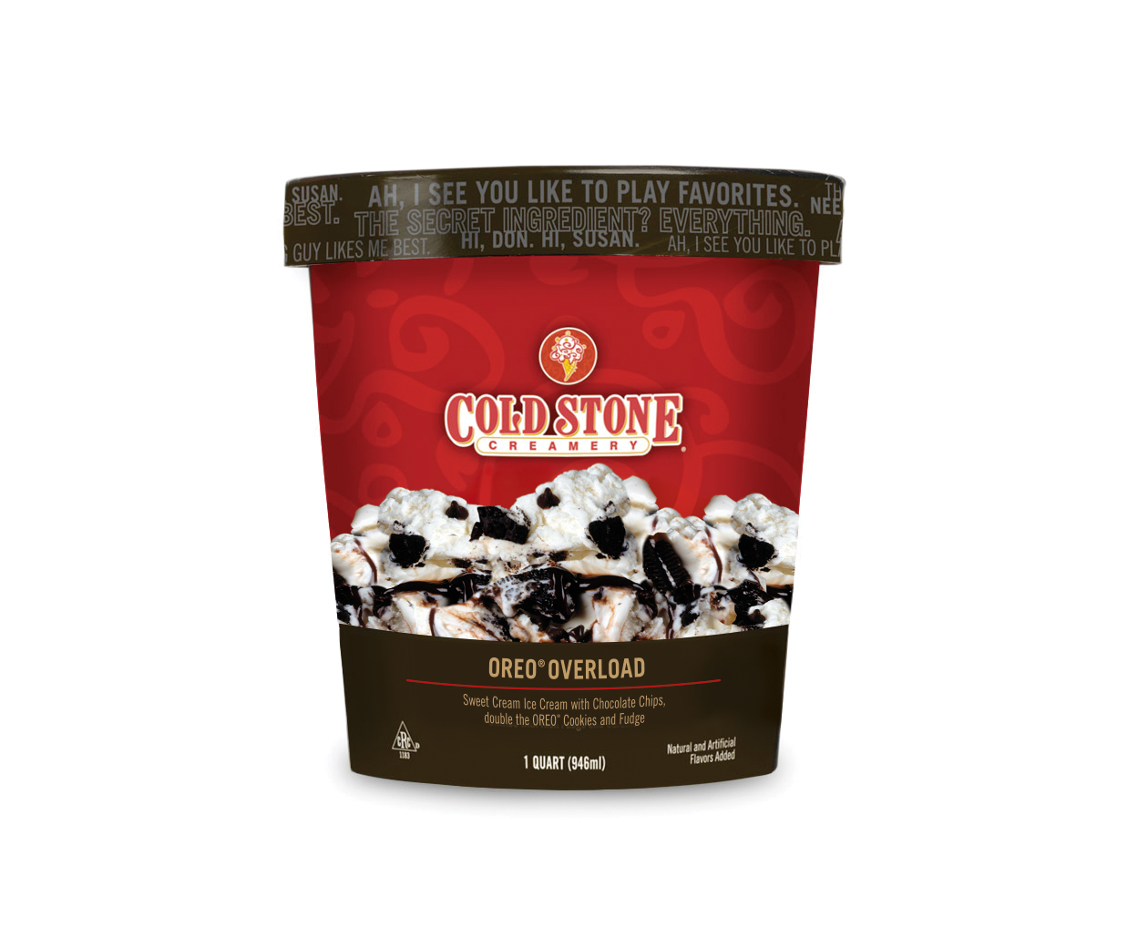 32 oz Quart Ice Cream Container