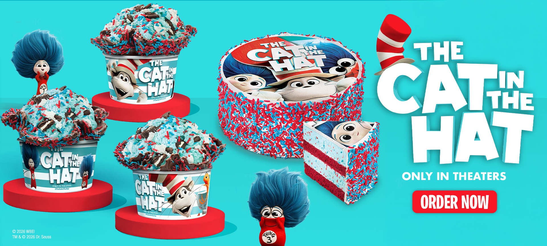 The Cat In the Hat, Only in theaters. Order Now. 