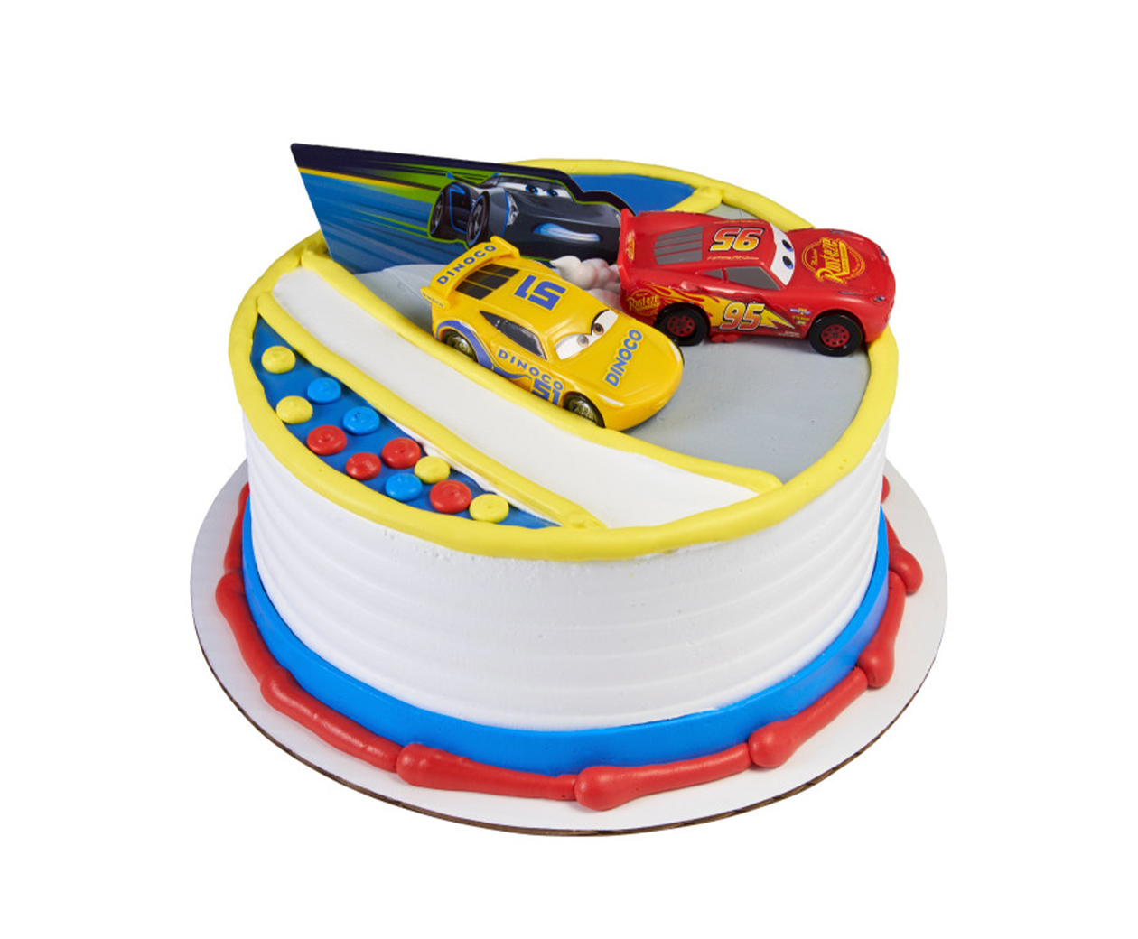 cars theme cake