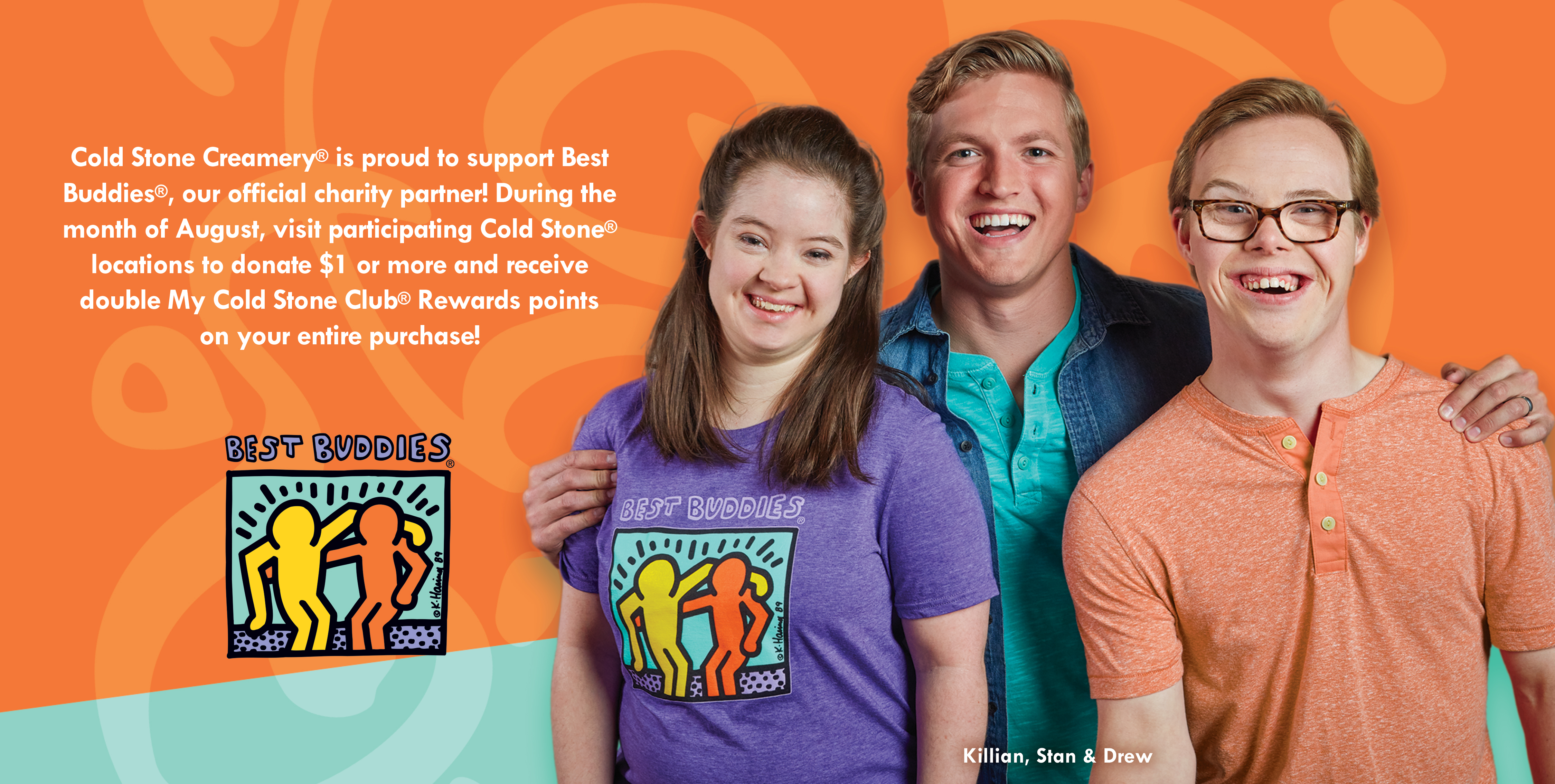 Help Best Buddies create a more accepting & inclusive world for the 200 million people with intellectual and developmental disabilities. Best Buddies Logo. Dr. Maya Warren, Tastemaster and Killian.