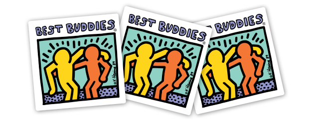 Best Buddies Logo Stickers