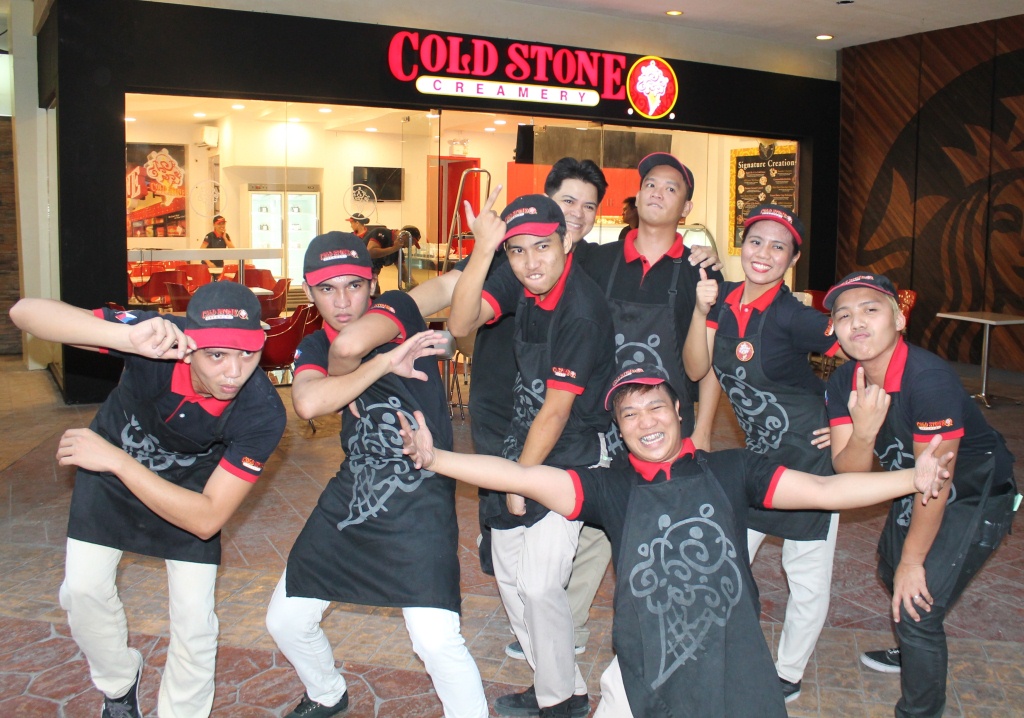 Cold Stone Creamery employees from the Philippines.